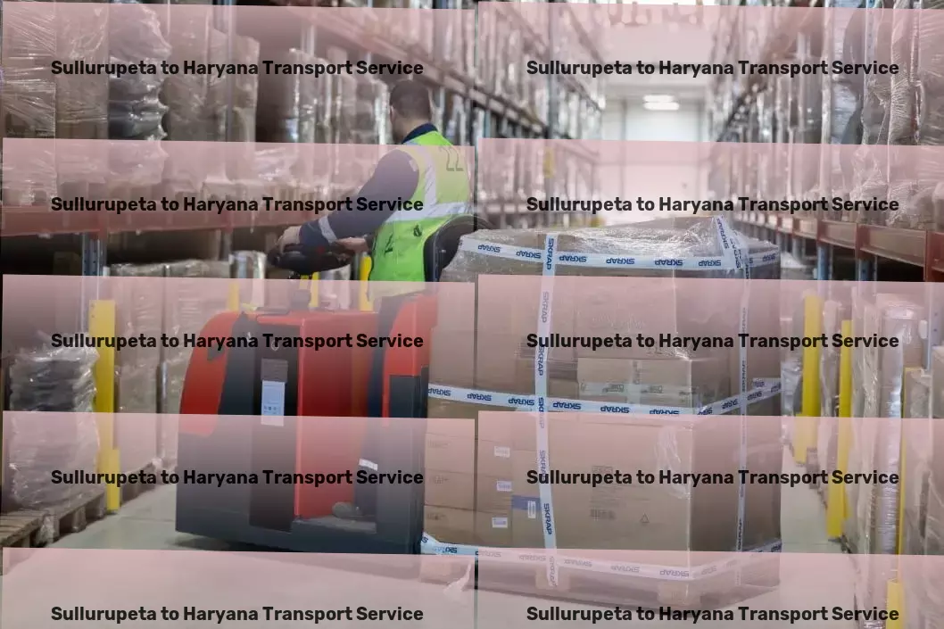 Sullurupeta to Haryana Transport Household goods transport