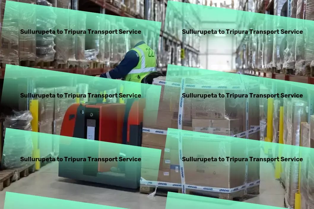 Sullurupeta to Tripura Transport High-volume goods forwarding