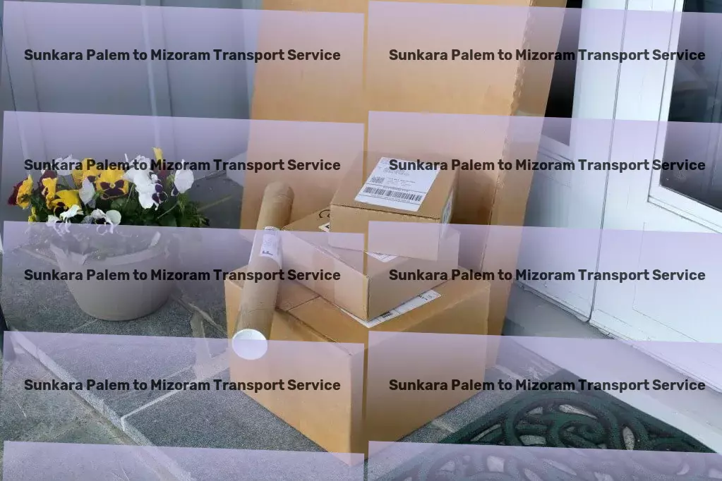 Sunkara Palem to Mizoram Transport Comprehensive goods shipment