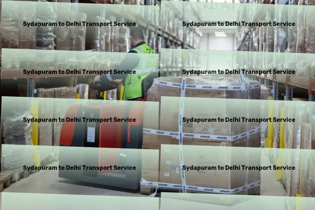 Sydapuram to Delhi Transport High-volume goods transport