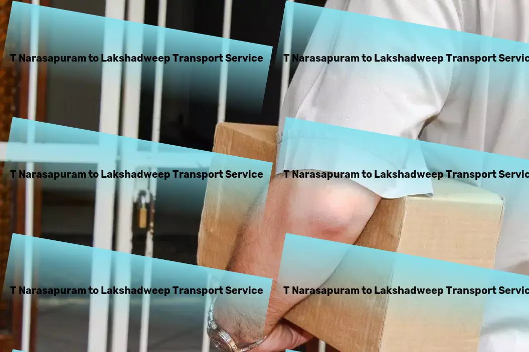 T Narasapuram to Lakshadweep Transport Cross-border transport services