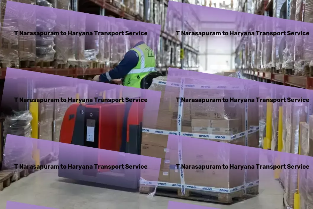 T Narasapuram to Haryana Transport Commercial package delivery