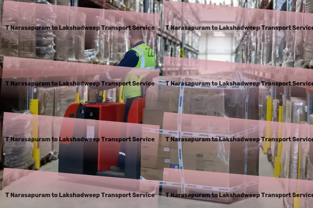 T Narasapuram to Lakshadweep Transport National package forwarding