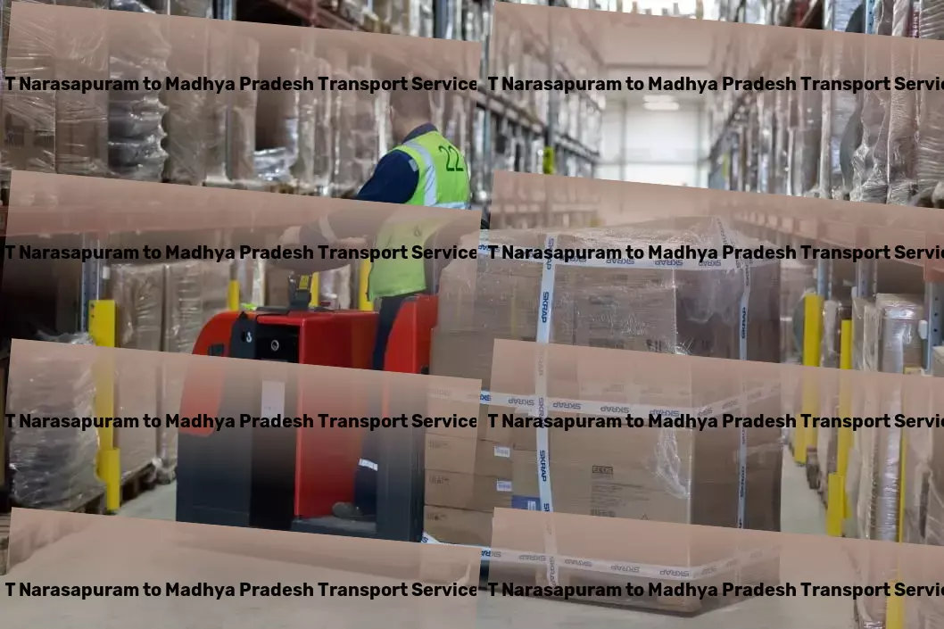 T Narasapuram to Madhya Pradesh Transport Freight parcel services