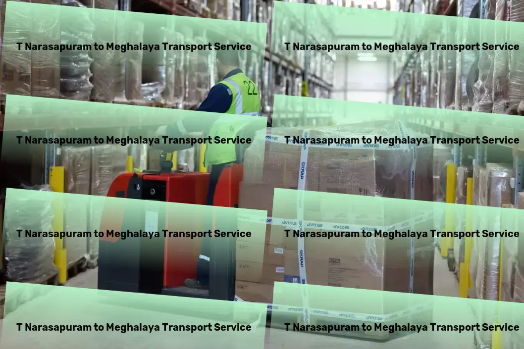 T Narasapuram to Meghalaya Transport Large-scale distribution services