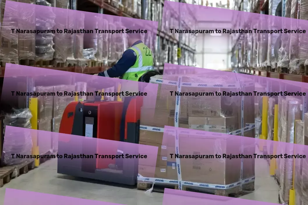 T Narasapuram to Rajasthan Transport Unleash the full potential of your business with our Indian transport services! - Inter-city parcel delivery