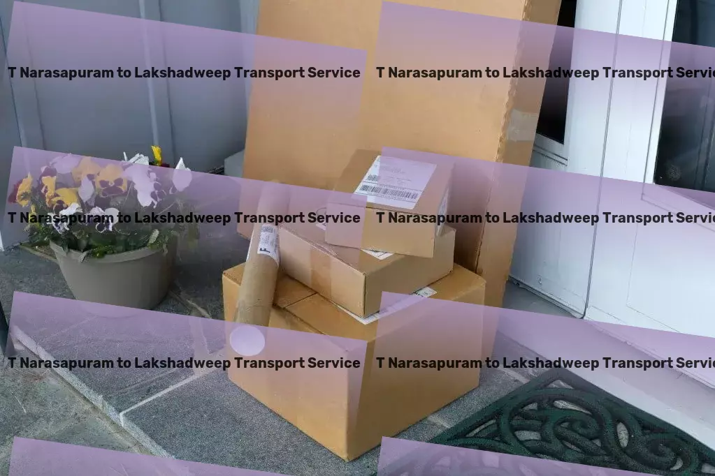 T Narasapuram to Lakshadweep Transport Advance your business with our strategic Indian logistics! - Wide load transport