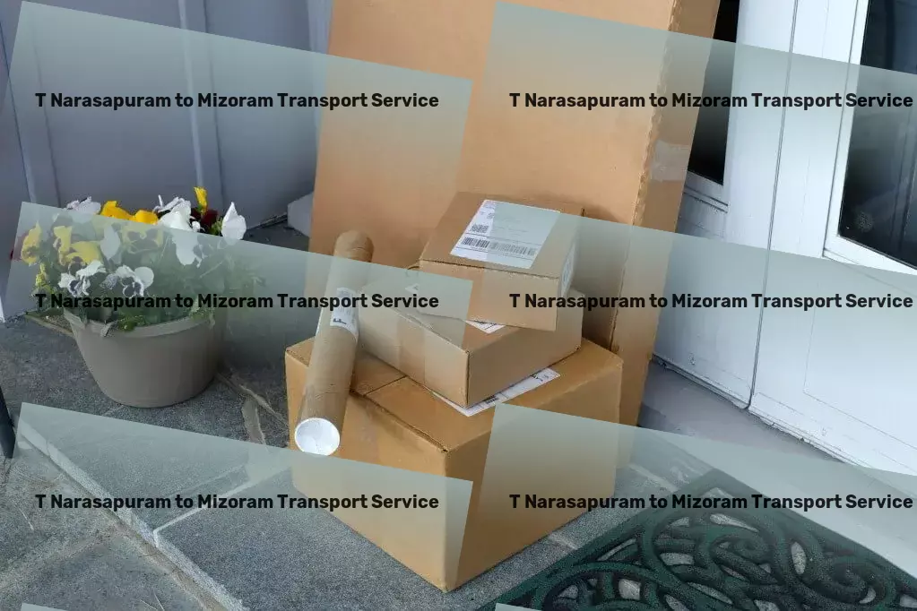 T Narasapuram to Mizoram Transport Tailored transport solutions to fit India's unique challenges! - High-speed freight forwarding