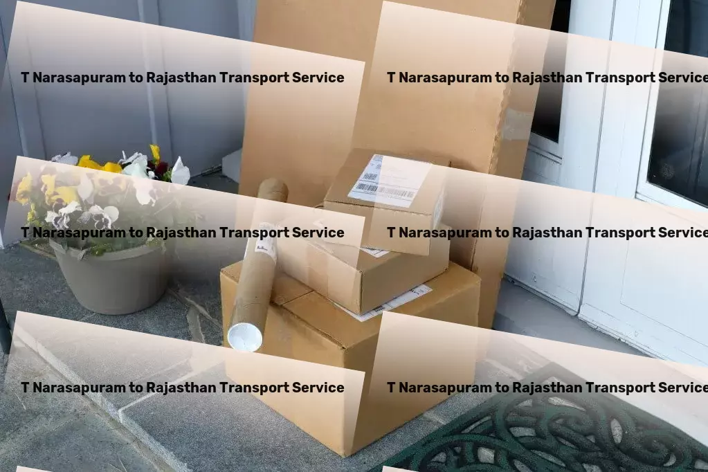 T Narasapuram to Rajasthan Transport Heavy cargo delivery