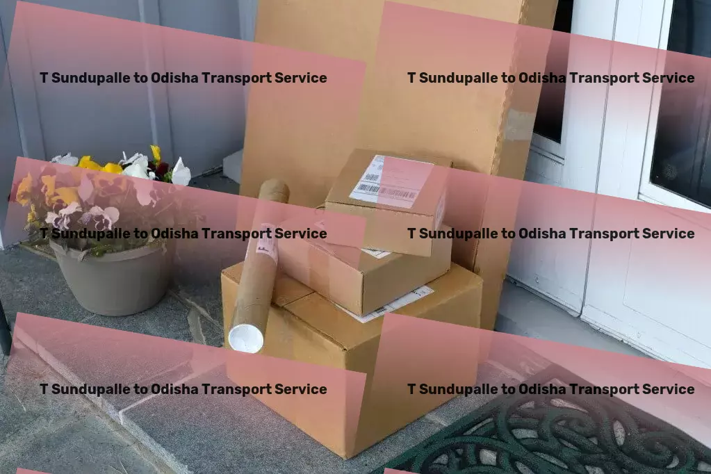 T Sundupalle to Odisha Transport Navigating the roads of India with superior logistics solutions! - Comprehensive courier operations