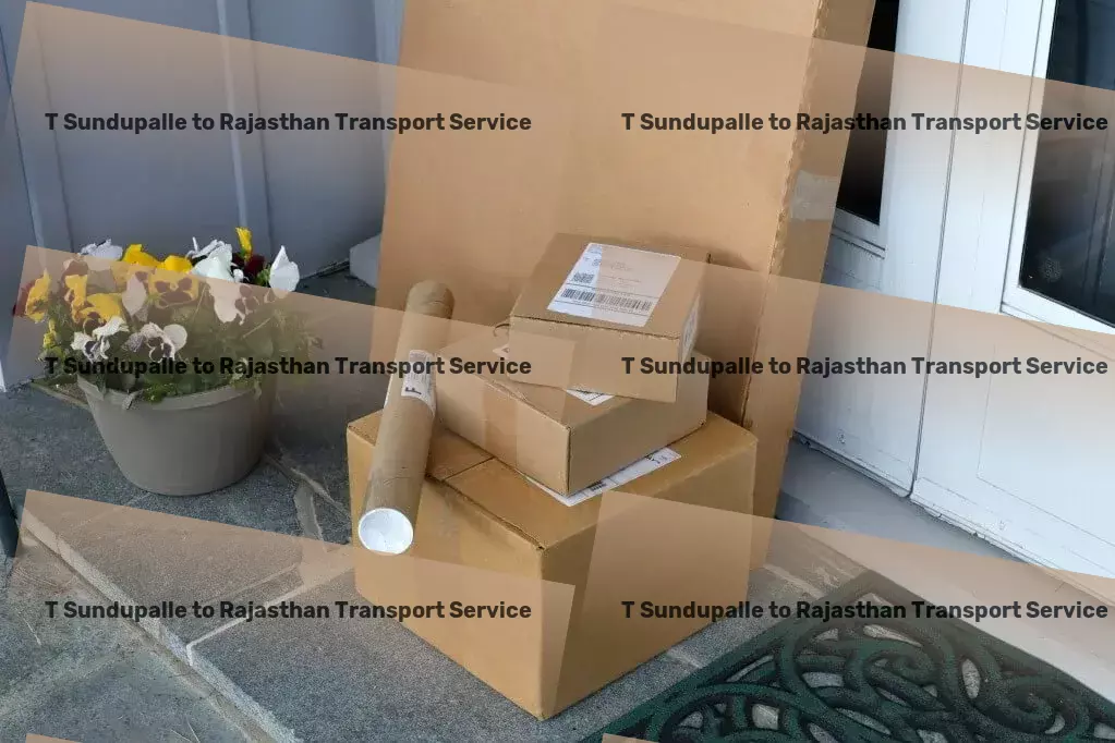 T Sundupalle to Rajasthan Transport High-speed cargo forwarding