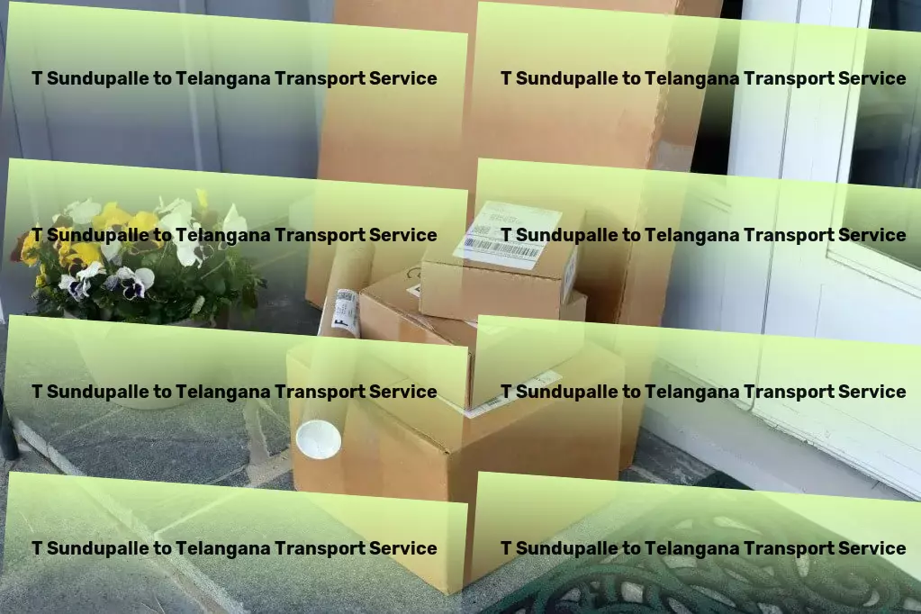 T Sundupalle to Telangana Transport Heavy load logistics services