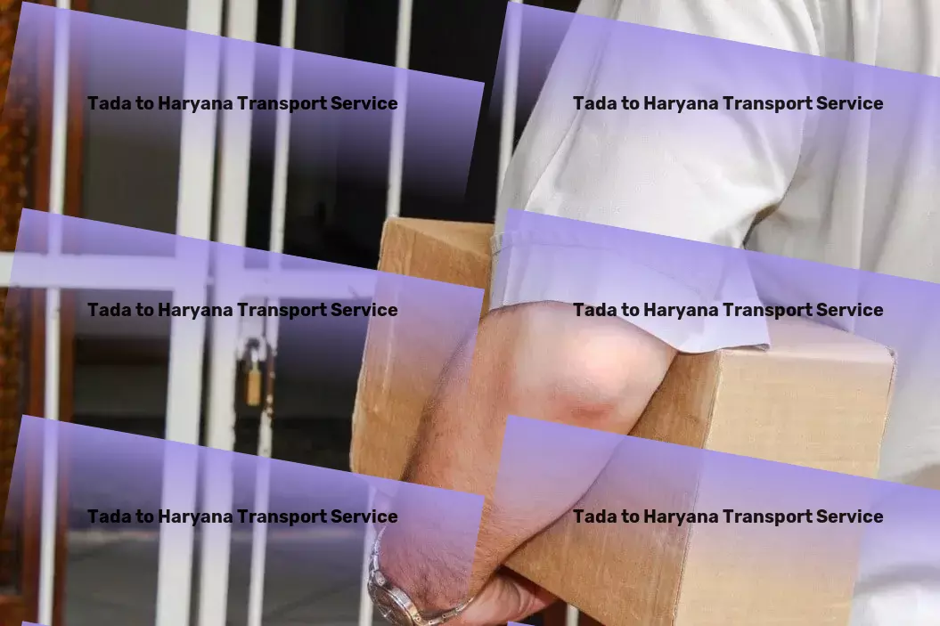 Tada to Haryana Transport Cargo shipping