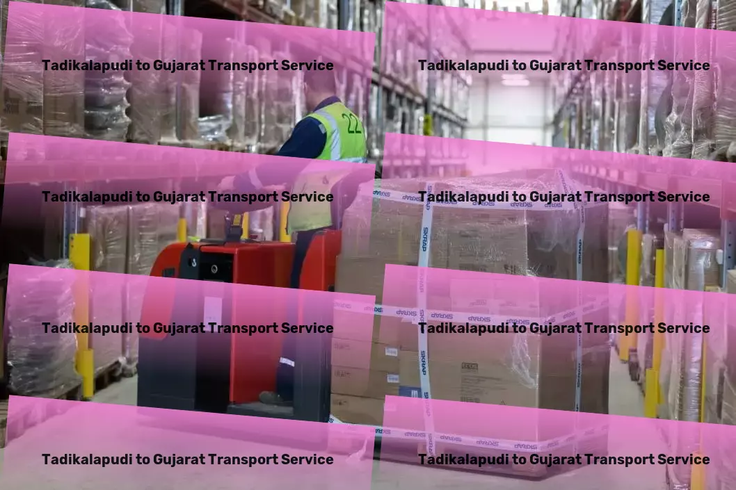 Tadikalapudi to Gujarat Transport Your route to success in Indian transportation services! - Urban freight and shipment services