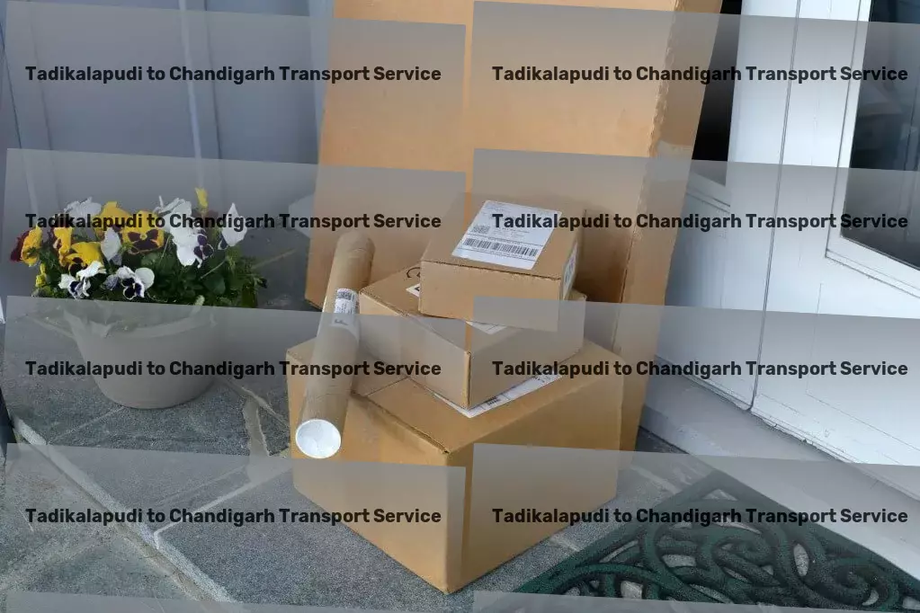 Tadikalapudi to Chandigarh Transport Rapid courier services