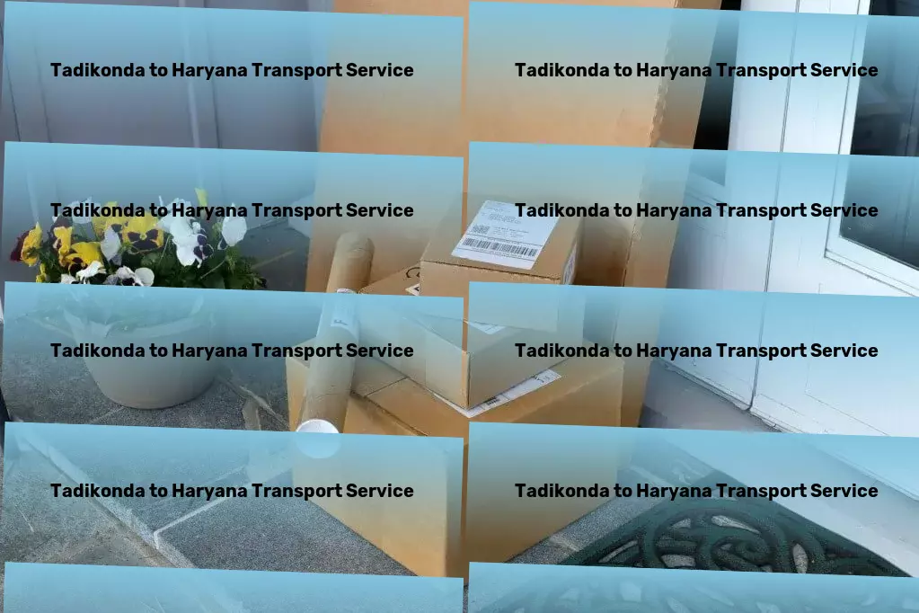 Tadikonda to Haryana Transport Fast shipping solutions