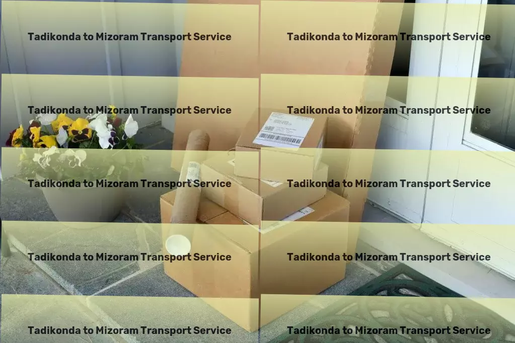 Tadikonda to Mizoram Transport Efficient package moving