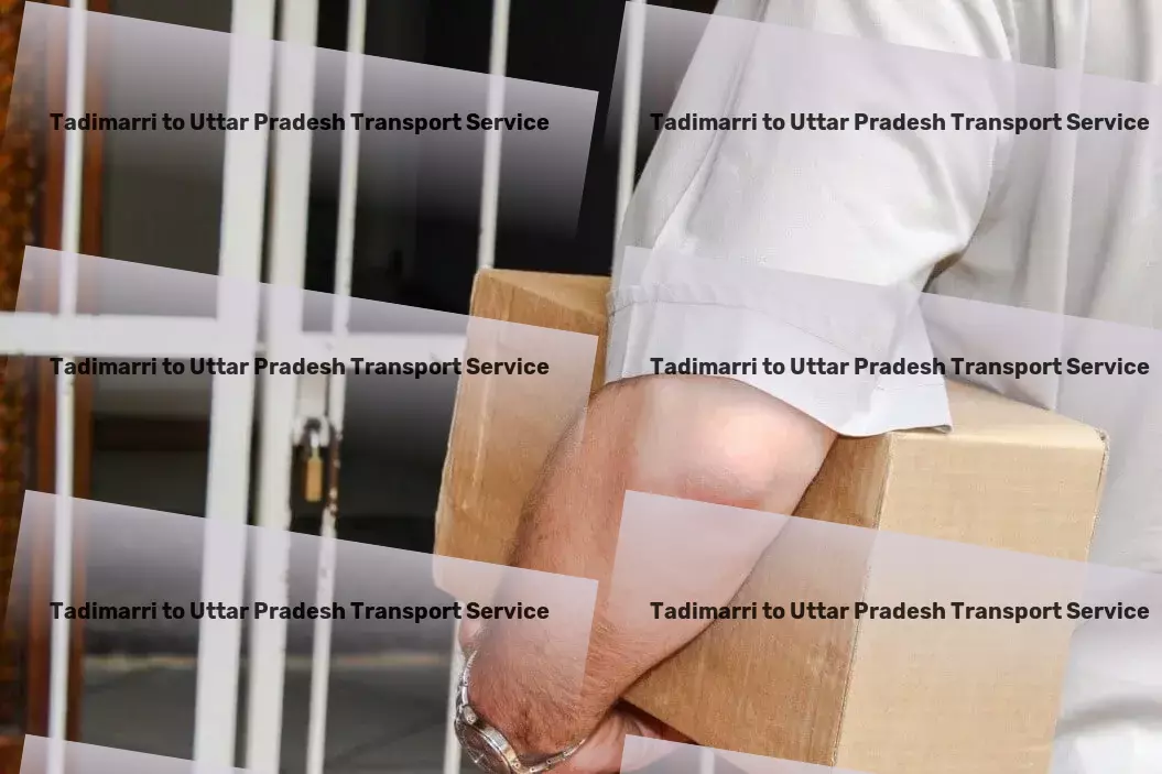 Tadimarri to Uttar Pradesh Transport Secure parcel transport