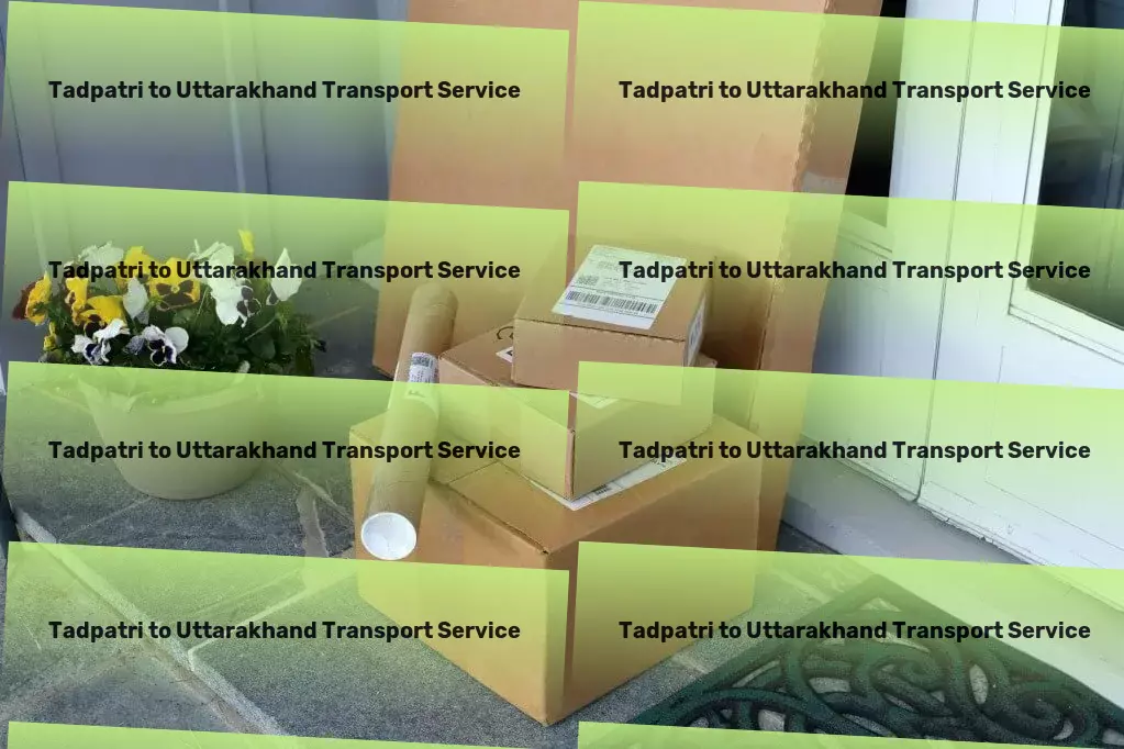 Tadpatri to Uttarakhand Transport Advanced freight and shipment services