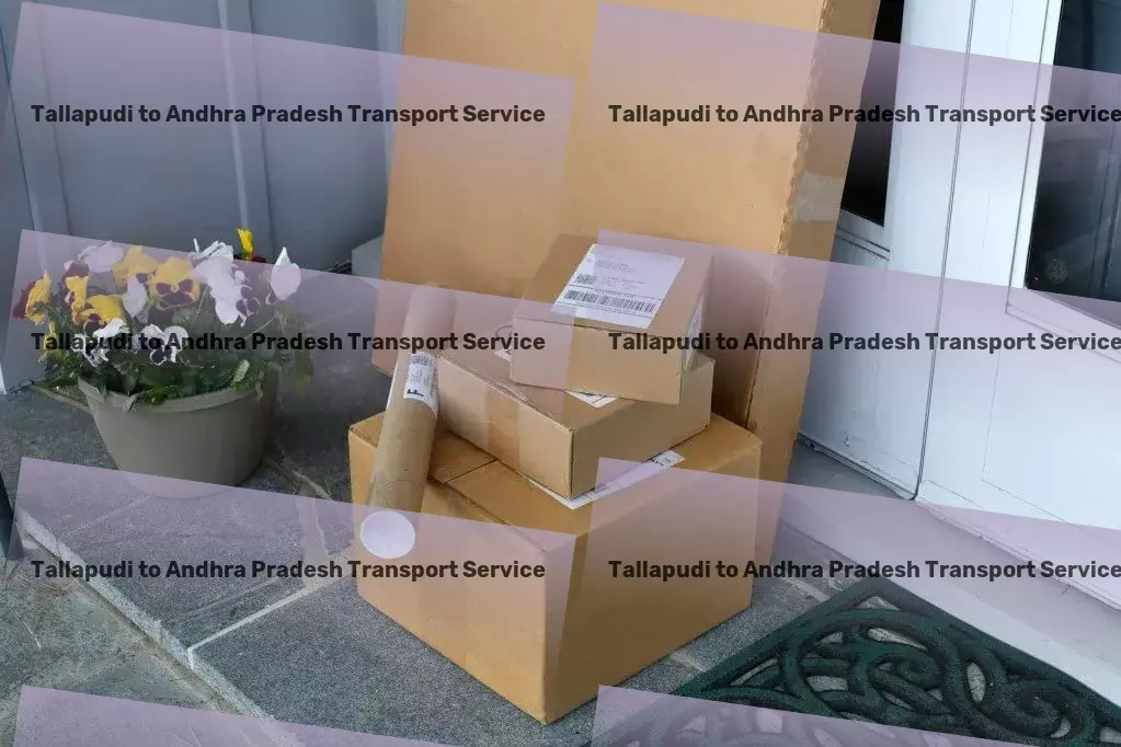 Tallapudi to Andhra Pradesh Transport Strategically navigating India's logistics for your benefit. - Long haul courier services