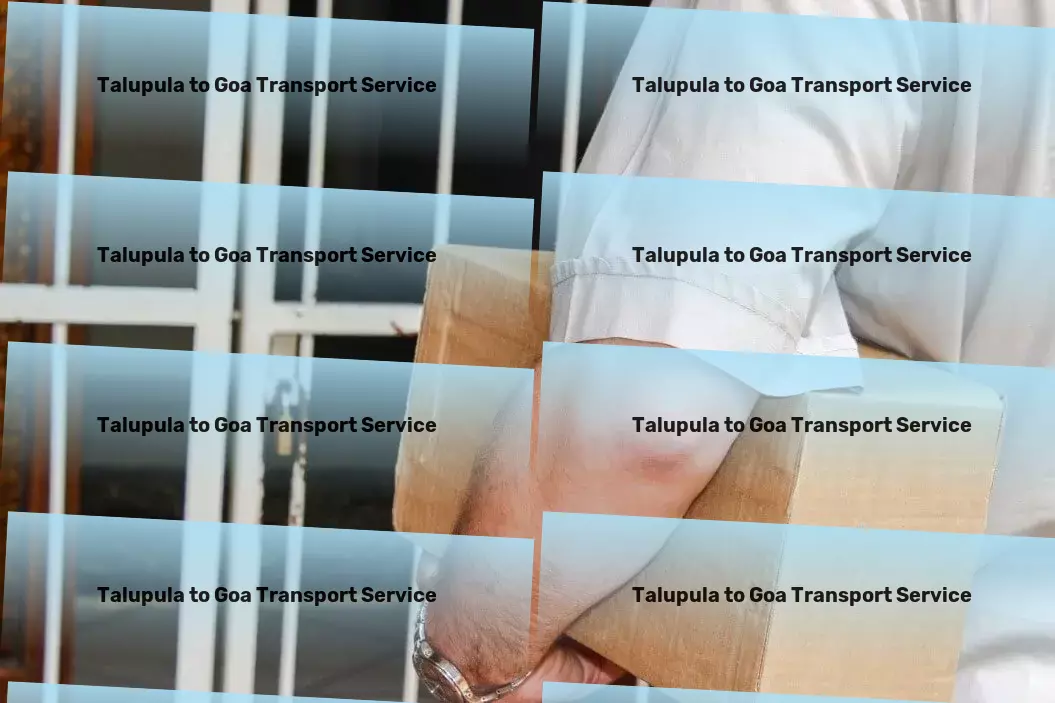 Talupula to Goa Transport Import export courier services