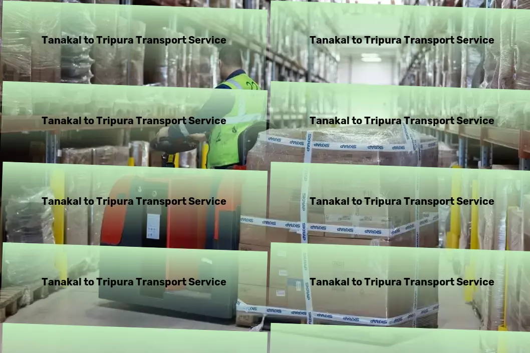 Tanakal to Tripura Transport Online bulk cargo services